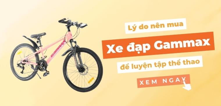 8 lý do nên mua xe đạp Gammax để luyện tập thể thao