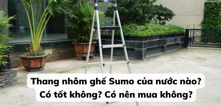 Thang nhôm ghế Sumo của nước nào? Có tốt không? Có nên mua không?