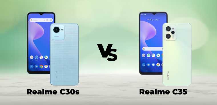 So sánh chi tiết Realme C30s và Realme C35. Chọn máy nào tốt hơn?
