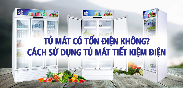 Tủ mát có tốn điện không? Cách sử dụng tủ mát tiết kiệm điện