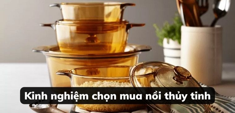Kinh nghiệm chọn mua nồi thủy tinh nấu ăn cho gia đình