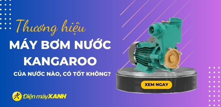 Máy bơm nước Kangaroo của nước nào? Có tốt không? Có nên mua không?