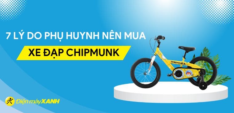 7 lý do phụ huynh nên chọn mua xe đạp Chipmunk cho con để rèn luyện thể chất