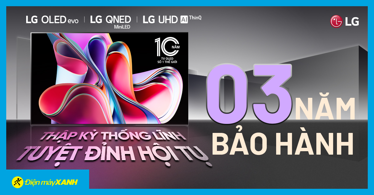 Tivi Lg Oled & Qned Bảo Hành Lên Tới 3 Năm. Khám Phá Ngay! | Tin Khuyến Mãi
