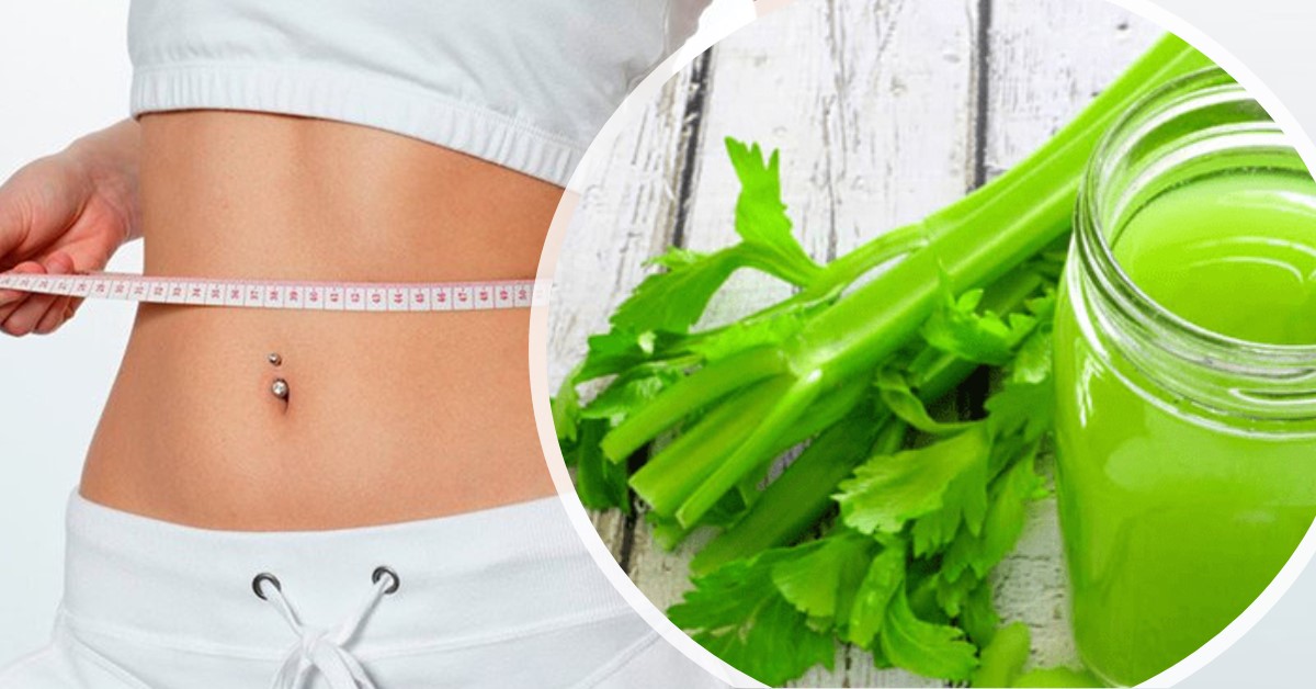 Gợi ý cho mẹ bỉm cách làm nước ép cần tây giảm cân giúp làm giảm mỡ thừa
