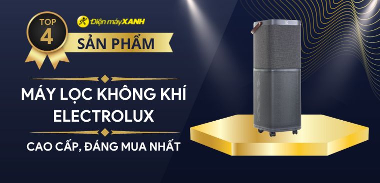 Top 4 máy lọc không khí Electrolux cao cấp và đáng mua nhất tại Điện máy XANH