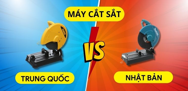 So sánh chất lượng máy cắt sắt Trung Quốc và Nhật Bản. Loại nào tốt hơn?