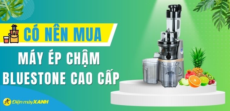 Có nên mua máy ép chậm Bluestone cao cấp không? 6 lý do nên mua máy ép chậm Bluestone cao cấp cho gia đình