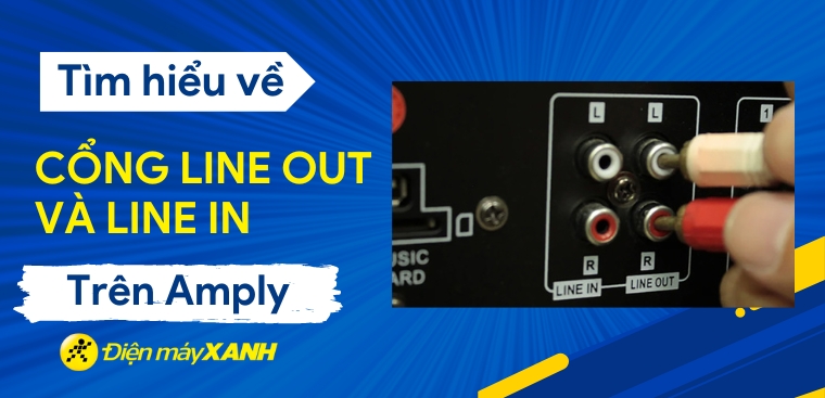 Cổng Line out và Line in trên Amply là gì? Có vai trò như thế nào?