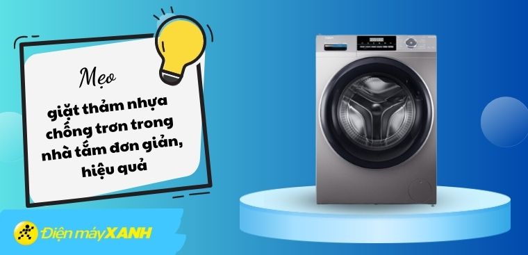 Bật mí cách giặt thảm nhựa chống trơn trong nhà tắm đơn giản, hiệu quả