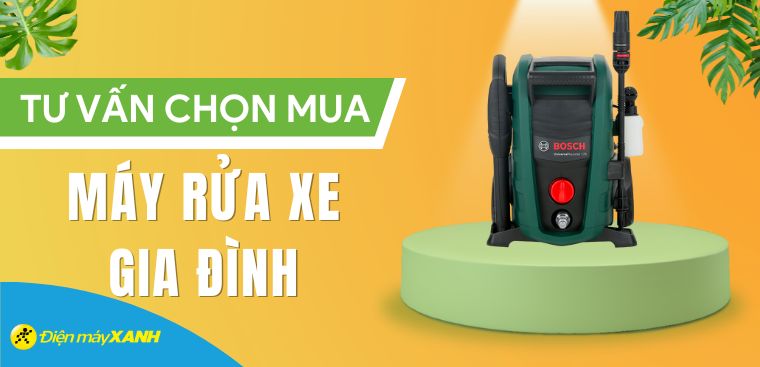 Máy rửa xe có tốt không? 6 lý do nên mua máy rửa xe cho gia đình