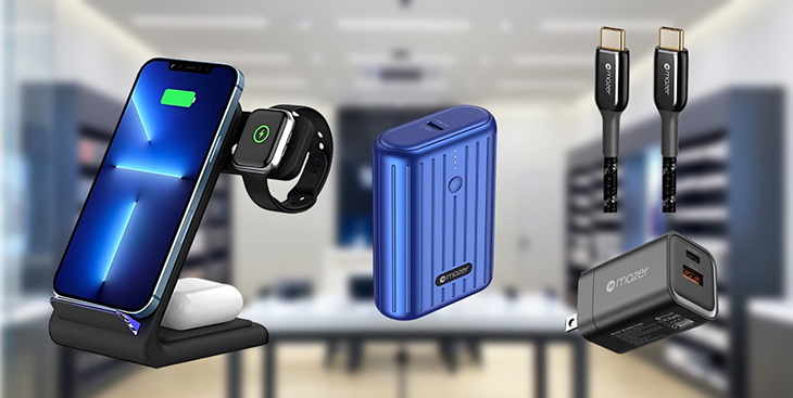 Điện máy XANH mở bán loạt cáp sạc, pin sạc dự phòng Mazer: Đơn giản - Tinh Tế - Chất lượng