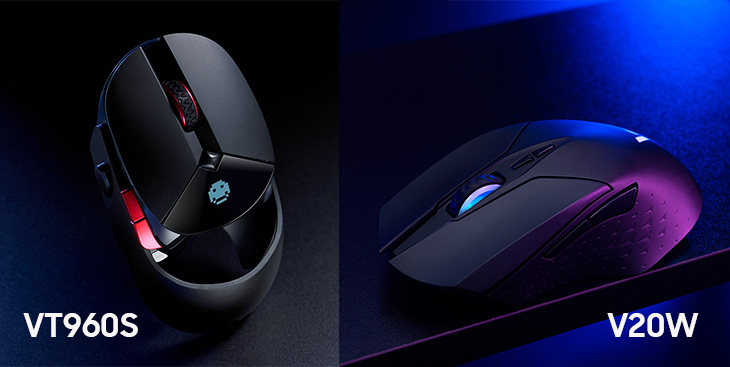 Bộ đôi chuột không dây Gaming Rapoo VT960S và V20w đổ bộ Điện máy XANH có gì HOT?