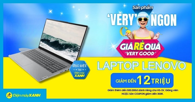 Laptop Lenovo ưu đãi CỰC ĐÃ tới 12 triệu. Sản phẩm very ngon - Giá Rẻ Quá very Good!