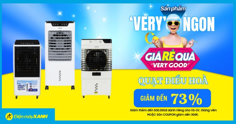 Quạt điều hòa giảm BÙNG NỔ tới 73%. Sản phẩm very ngon - Giá Rẻ Quá very good!