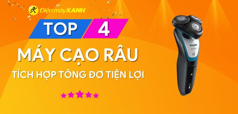 Top 4 máy cạo râu tích hợp tông đơ tiện lợi bán chạy nhất tại Kinh Nghiệm Hay