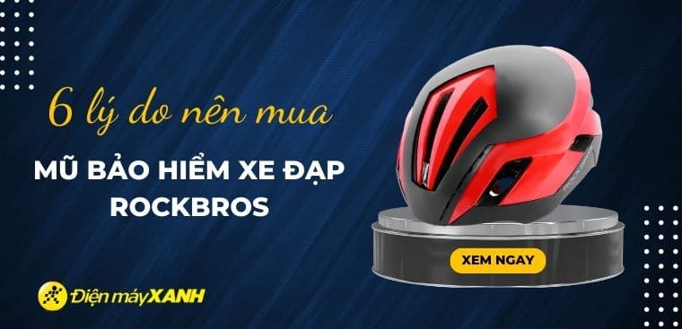 6 lý do nên mua mũ bảo hiểm xe đạp Rockbros để đảm bảo an toàn khi đạp xe