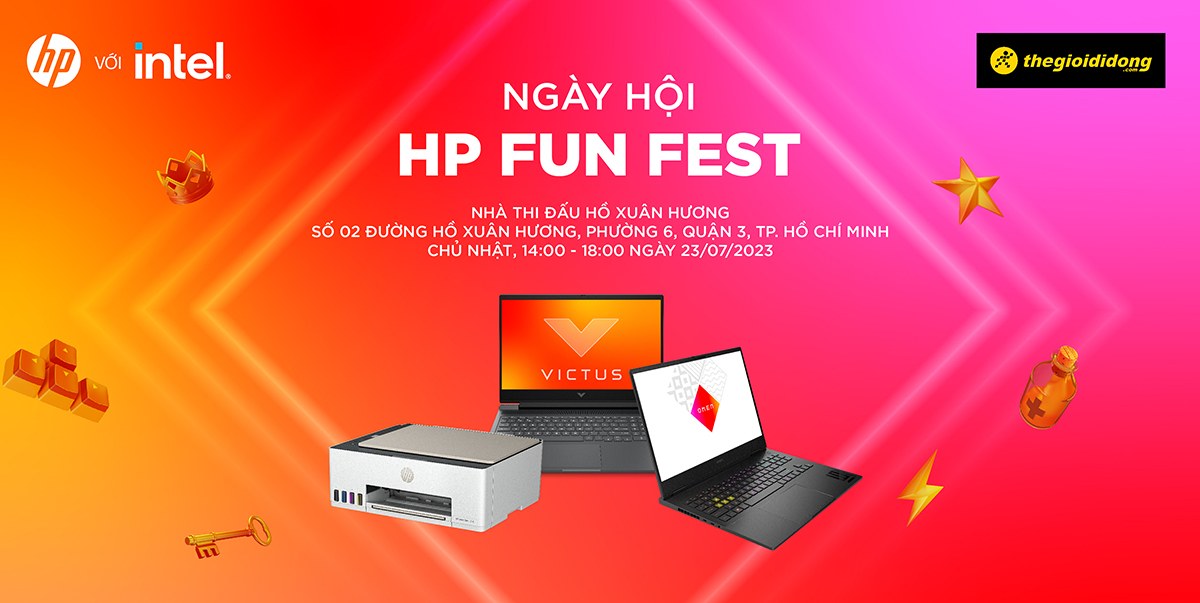 Lên lịch tham gia Ngày hội HP FUN FEST - Đến là vui, khui quà đỉnh