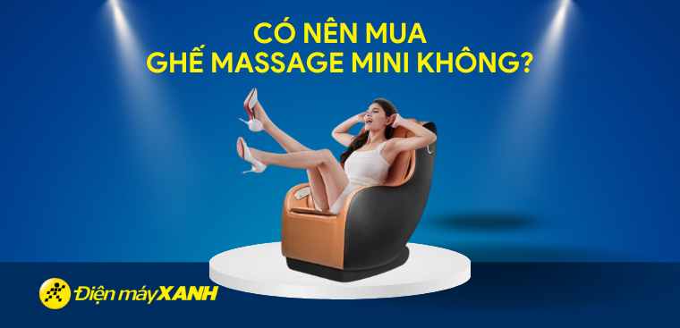 Ghế massage mini là gì? Có nên mua ghế massage mini không?