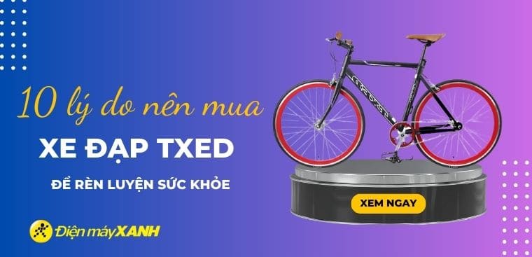 10 lý do nên mua xe đạp TXED để đạp xe mỗi ngày