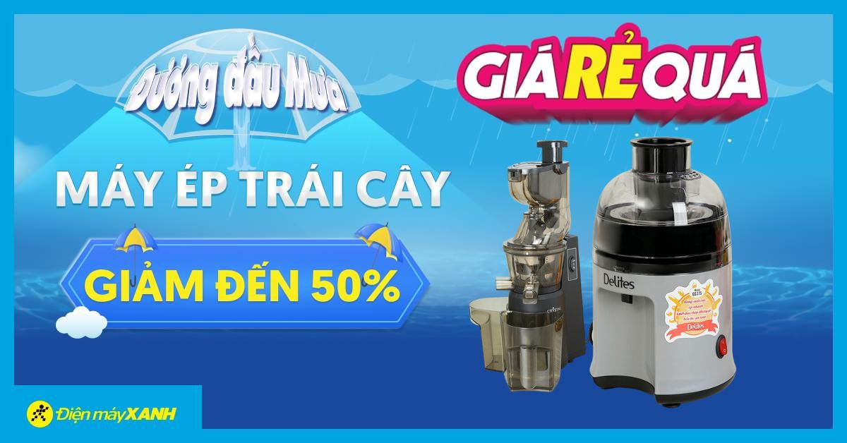Giá Rẻ Quá: Máy ép trái cây giảm hơn nửa giá trong tháng 8 này. Mua ngay kẻo lỡ!