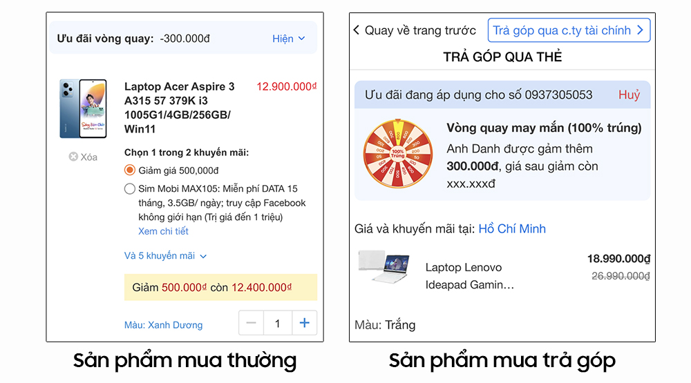 Mã ưu đãi sẽ tự động áp dụng vào đơn hàng