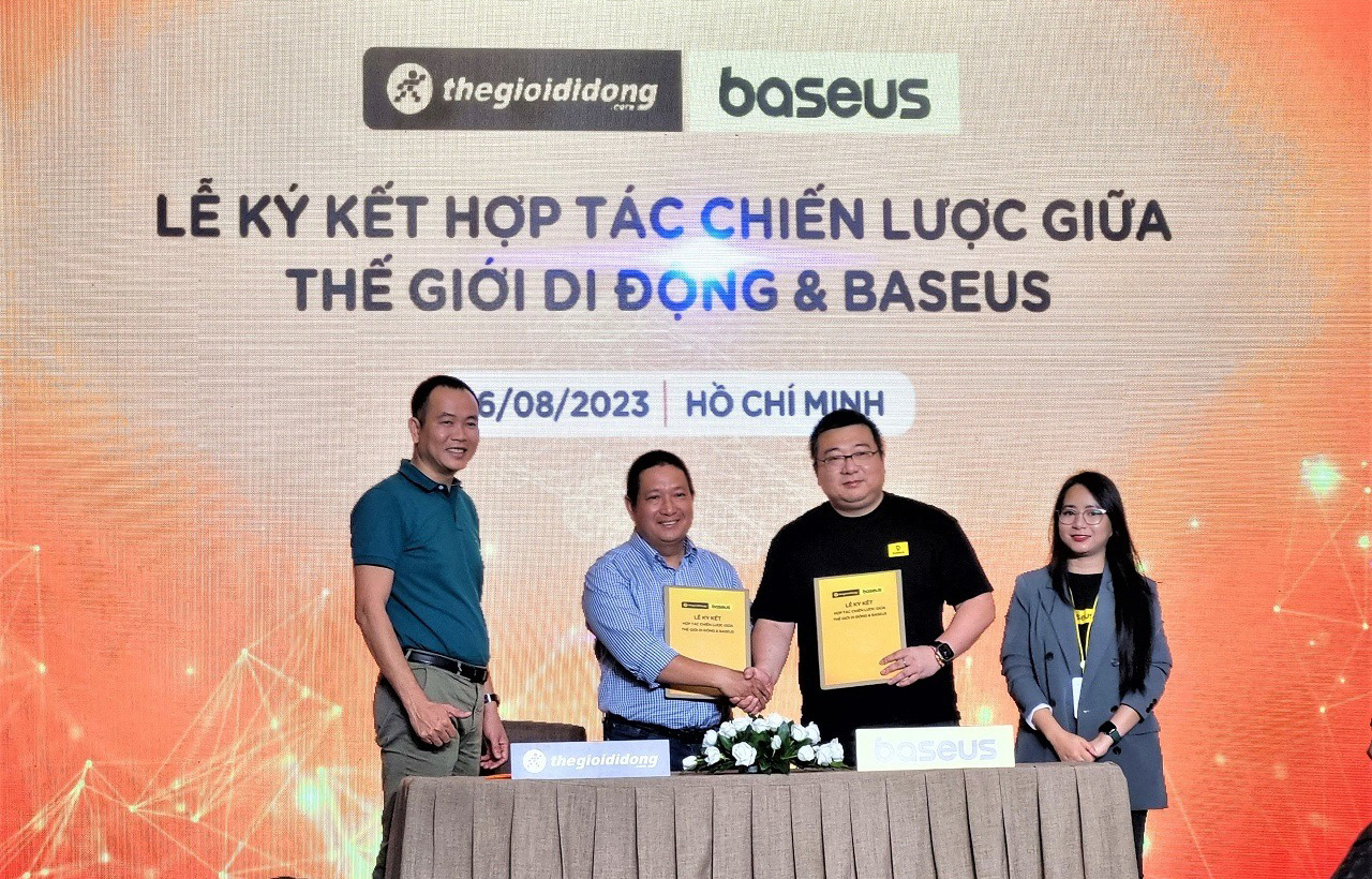 Thương hiệu phụ kiện Baseus đã lên kệ tại Điện máy XANH và Thế Giới Di Động