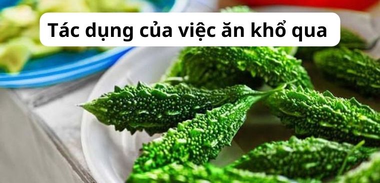 Tác dụng của việc ăn khổ qua với sức khỏe và làn da