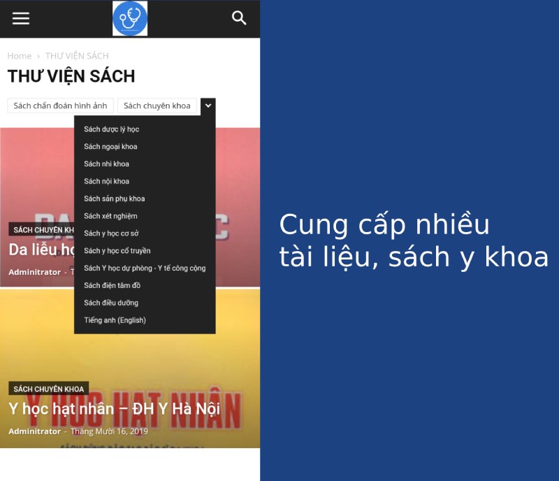 &nbsp;T&agrave;i liệu y khoa cung cấp nhiều t&agrave;i liệu, s&aacute;ch y khoa.