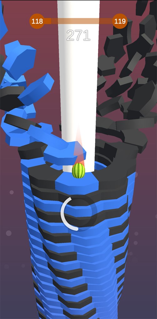 Quả b&oacute;ng lao xuống đang ph&aacute; vỡ t&ograve;a th&aacute;p