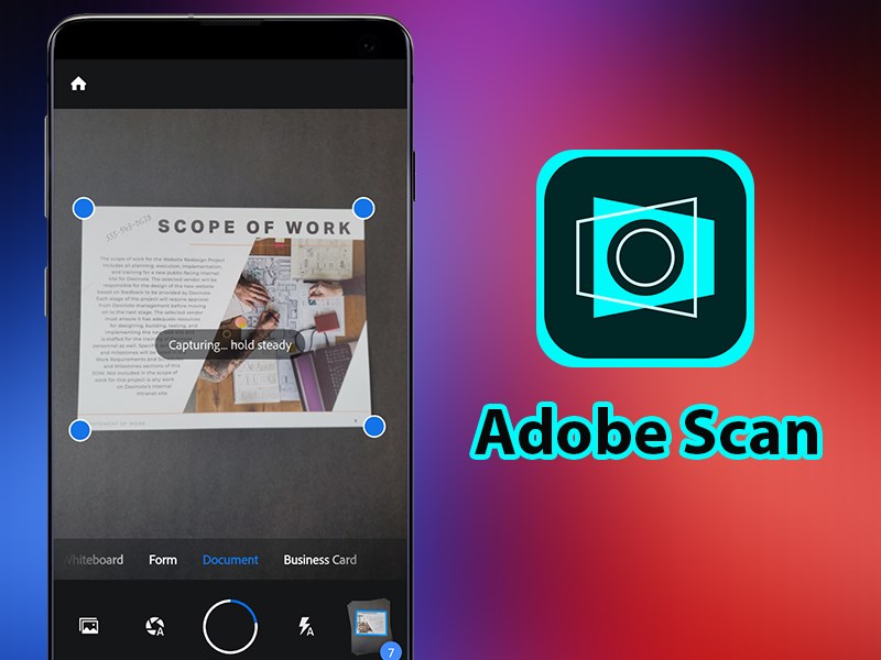Ứng dụng Adobe Scan c&ocirc;ng cụ scan tiện lợi tr&ecirc;n điện thoại v&agrave; m&aacute;y t&iacute;nh bản