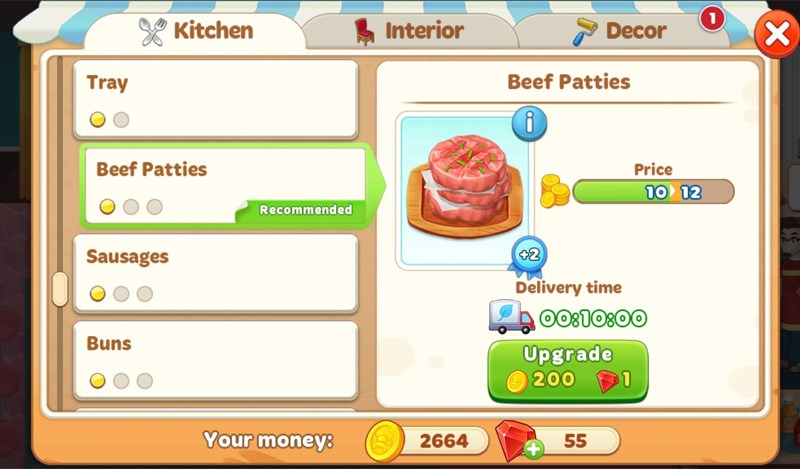 Bảng th&agrave;nh t&iacute;ch trong Cooking Diary&reg;