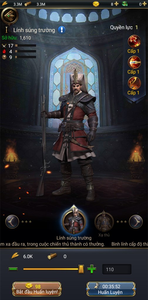 L&iacute;nh s&uacute;ng trường cấp I với khả năng g&acirc;y s&aacute;t thương từ xa