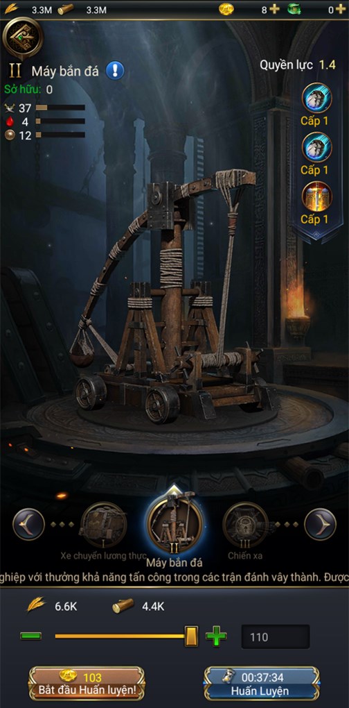 M&aacute;y bắn đ&aacute; cấp II phục vụ cho những cuộc c&ocirc;ng th&agrave;nh &aacute;c liệt