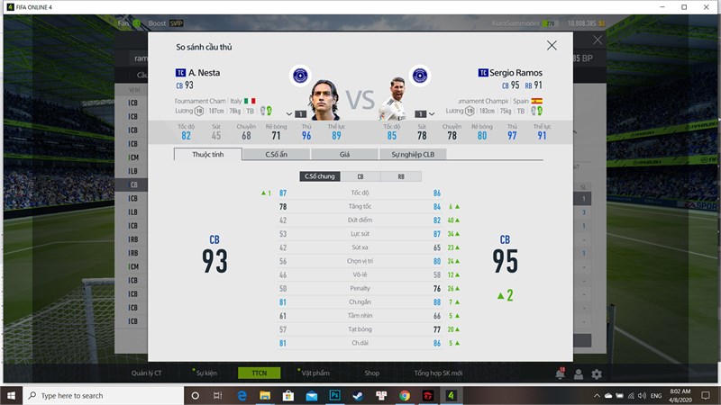 Hai huyền thoại tạo th&agrave;nh cặp trung vệ th&ograve;ng-dập