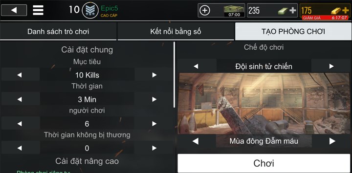 C&aacute;c thiết lập của T&ugrave;y chỉnh tr&ograve; chơi