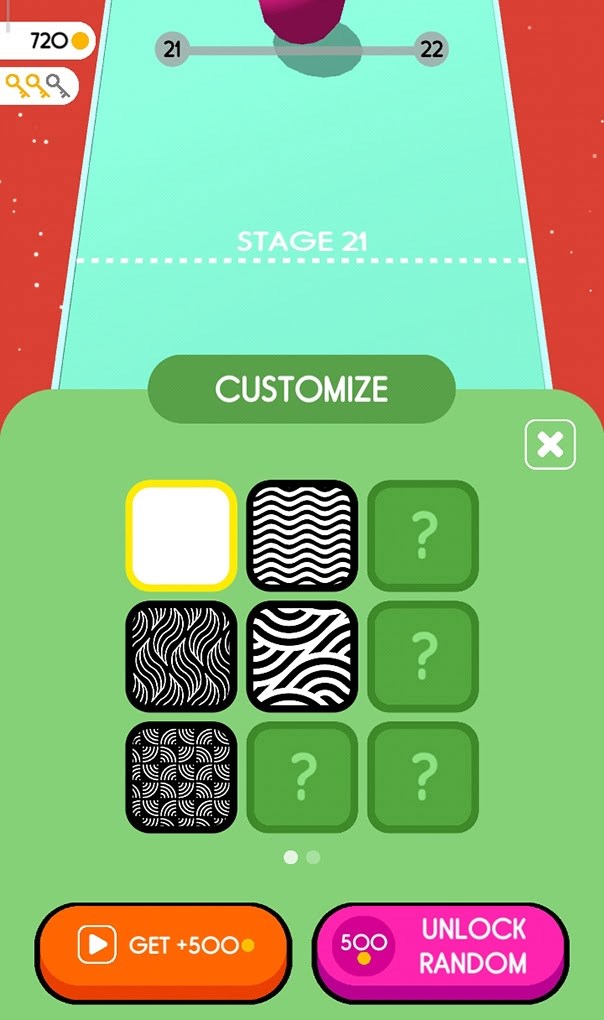 Thay đổi h&igrave;nh nền vi&ecirc;n bi chạy