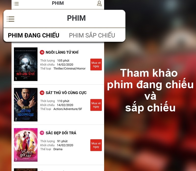 Theo dõi những phim đang và sắp chiếu trên hệ thống LOTTECINEMA VN