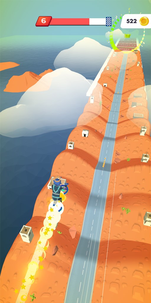 M&agrave;n bay lượn trong kh&ocirc;ng trung tạo ra hiệu ứng ph&iacute;a đu&ocirc;i xe 