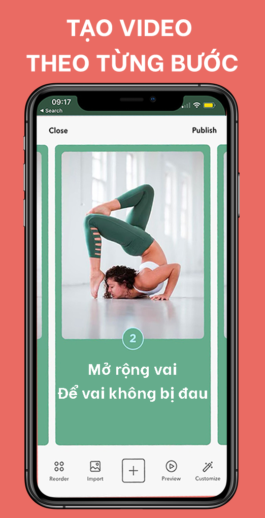  Tạo video theo từng bước 