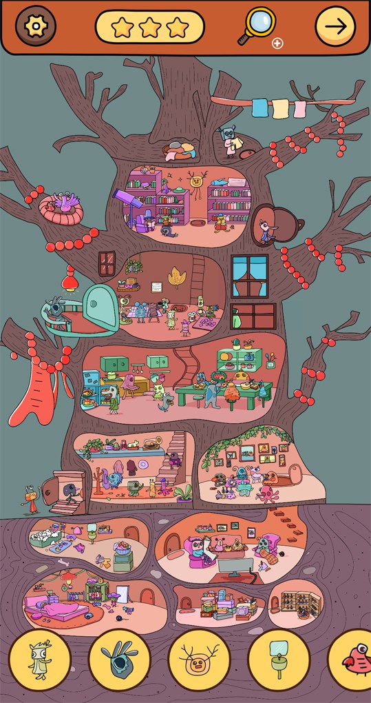 Một không gian rộng lớn và mọi thứ trở nên nhỏ xíu