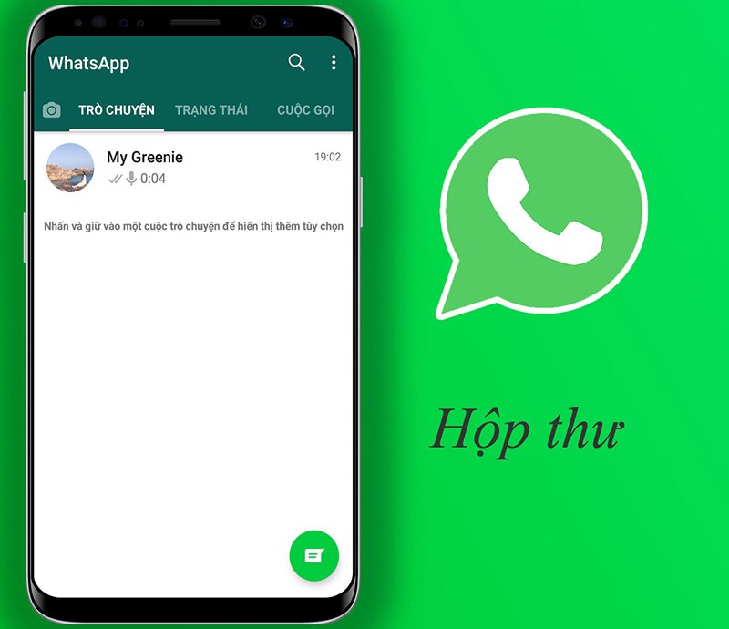 Hộp Thư trong ứng dụng Whatsapp