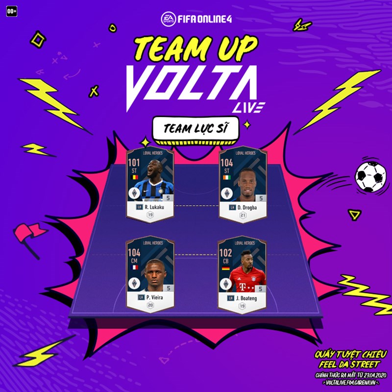 Đội h&igrave;nh hộ ph&aacute;p - Team lực sĩ