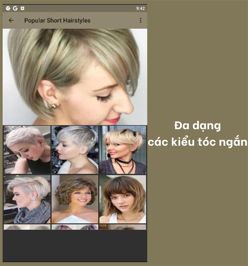 Đa dạng các kiểu tóc ngắn
