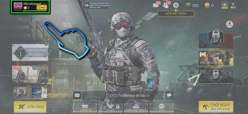 Code tiến thưởng trình làng và cơ hội nhập code nhận tiến thưởng Call Of Duty Mobile VNG