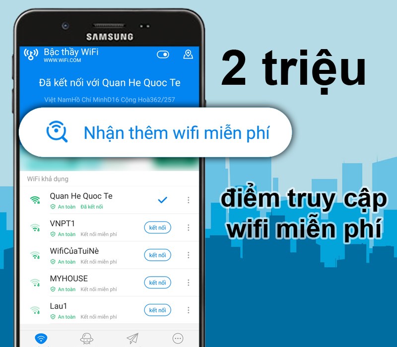 Review ứng dụng WiFi Chùa: Truy cập wifi không cần mật khẩu