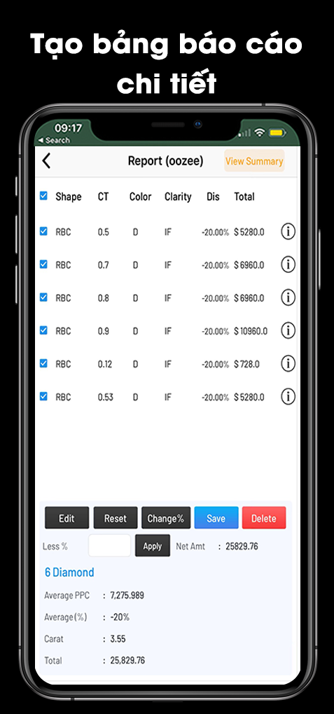 T&iacute;nh gi&aacute; kim cương theo carat