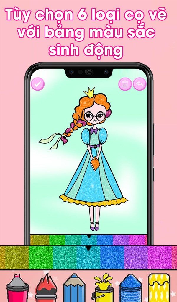 Game Tô màu Elsa 3 - Frozen Coloring Book II - Game Vui