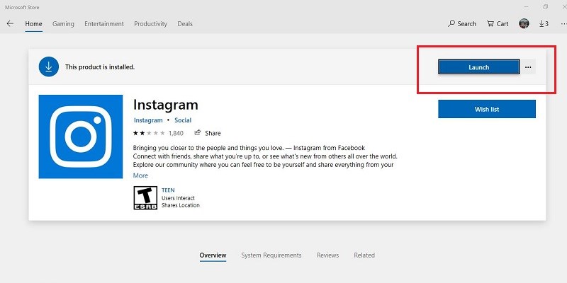 đăng nhập Instagram bằng Facebook tr&ecirc;n m&aacute;y t&iacute;nh