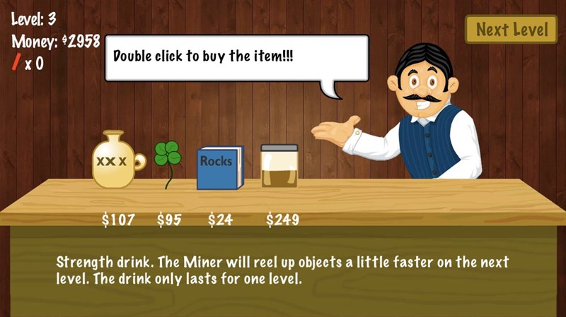 Cửa h&agrave;ng vật phẩm trong game Đ&agrave;o v&agrave;ng phi&ecirc;n bản chuẩn